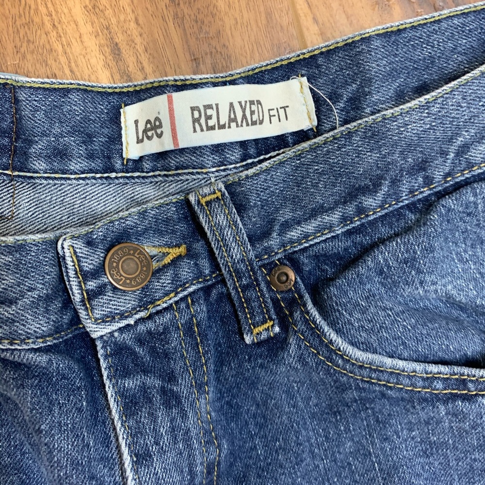 Lee Relaxed Fit leg blue jeans, W31, L30 - Picture 2 of 5